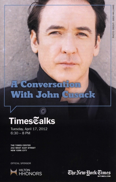 John Cusack at Stranahan Theater