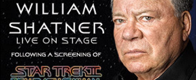 William Shatner Live After a Screening of Star Trek II: Wrath of Khan at Stranahan Theater