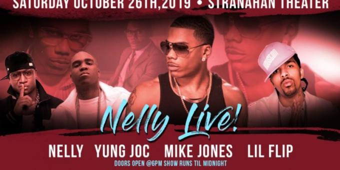 Nelly, Yung Joc, Mike Jones & Lil Flip at Stranahan Theater