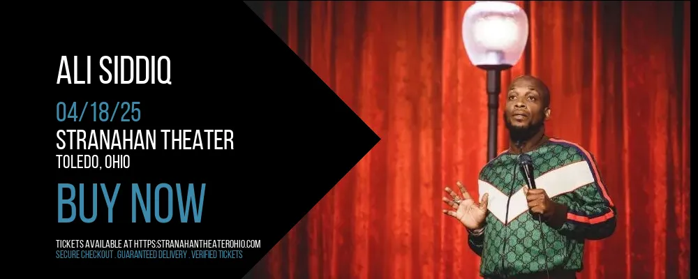 Ali Siddiq at Stranahan Theater